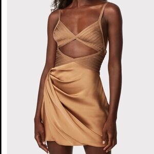 NWT Herve Leger x Law Roach Cutout Draped Mini Dress